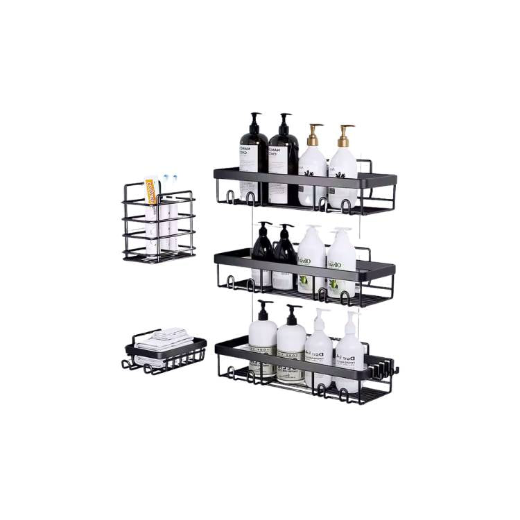 5pc Stainless Steel Shower Caddy