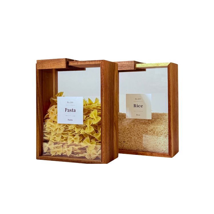 Acacia Cereal Storage Box