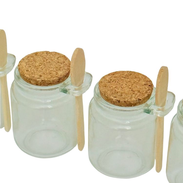 250mls 4pc Glass Jars