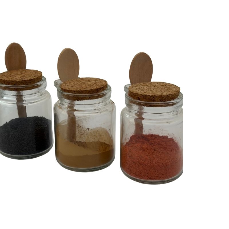 250mls 4pc Glass Jars