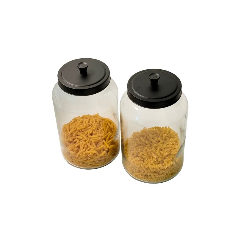 3.9L Black Lid Canister