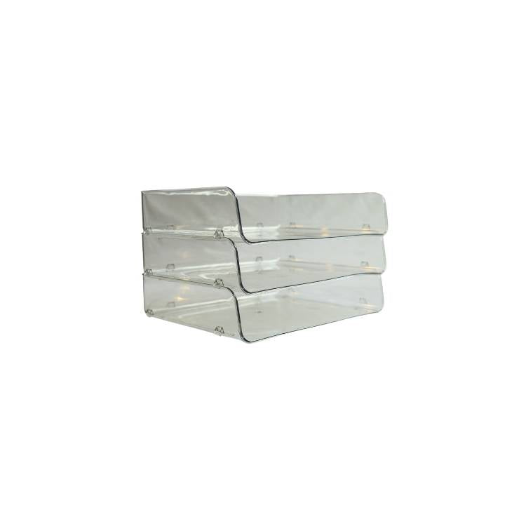 3-Layer Stackable Acrylic File Organizer