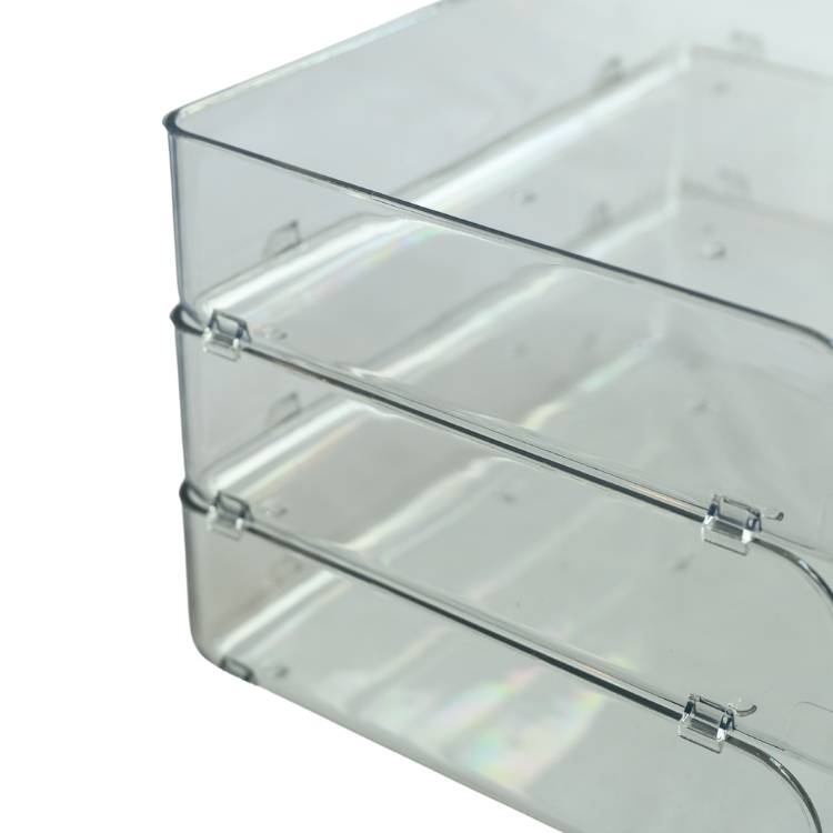 3-Layer Stackable Acrylic File Organizer